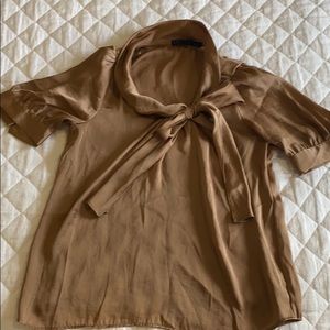 Zara Tie Collar Blouse